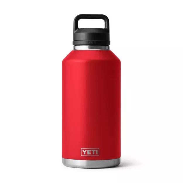 Rambler 64 Ounce Bottle With Chug Cap In Rescue Red - Durable Water Jug
