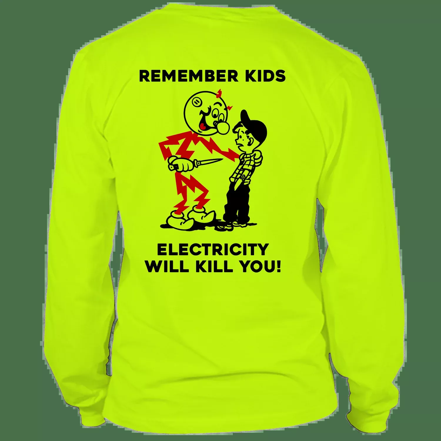 Remember Kids – Long Sleeve Hi-Vis T-Shirt