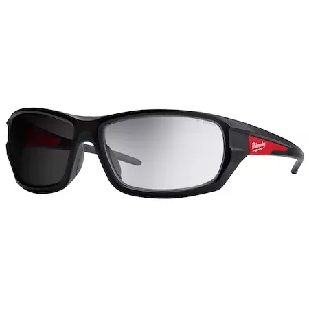 Safety Glasses Anti-Scratch, Silver Lens, Full-Frame, Wraparound