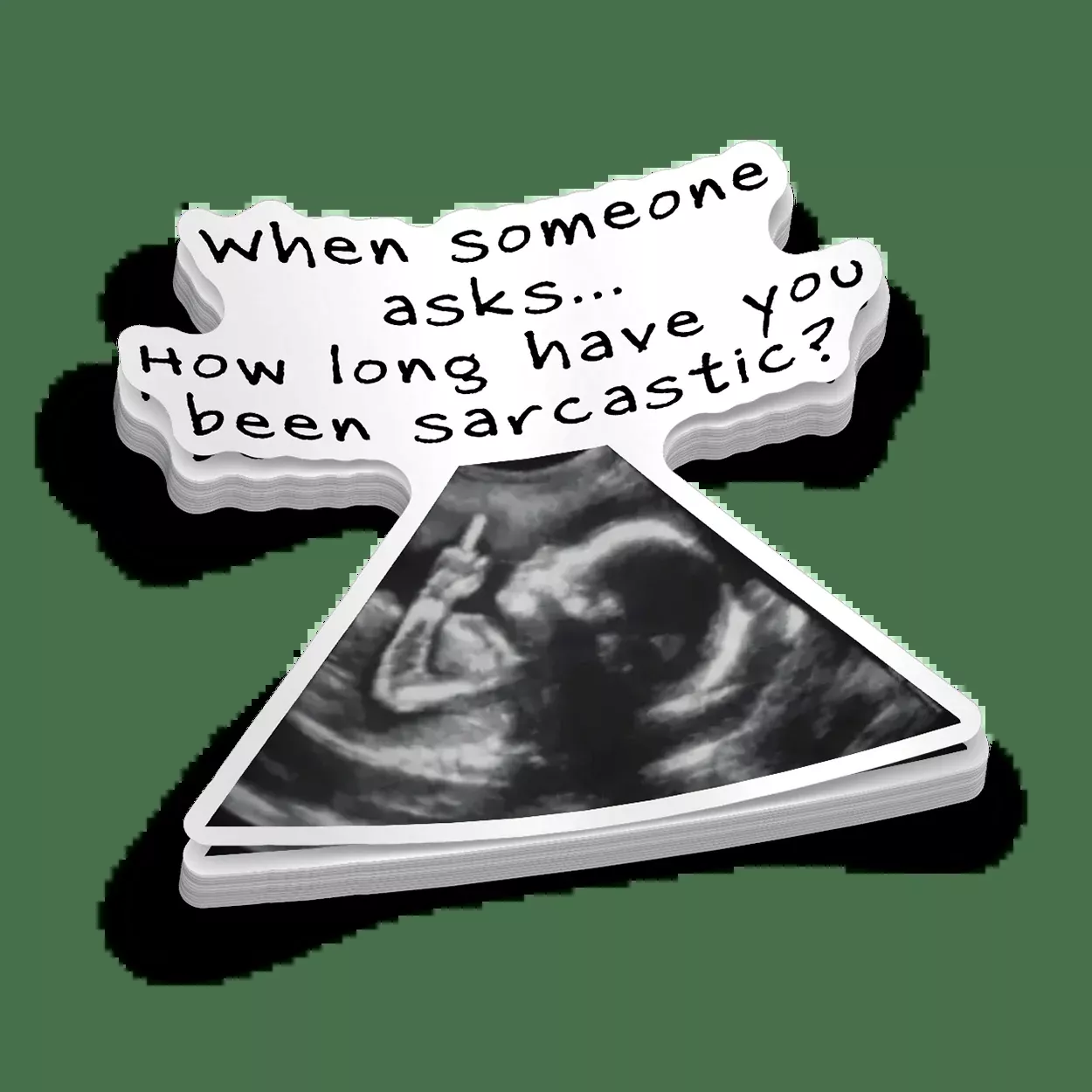 Sarcastic – Hard Hat Decal