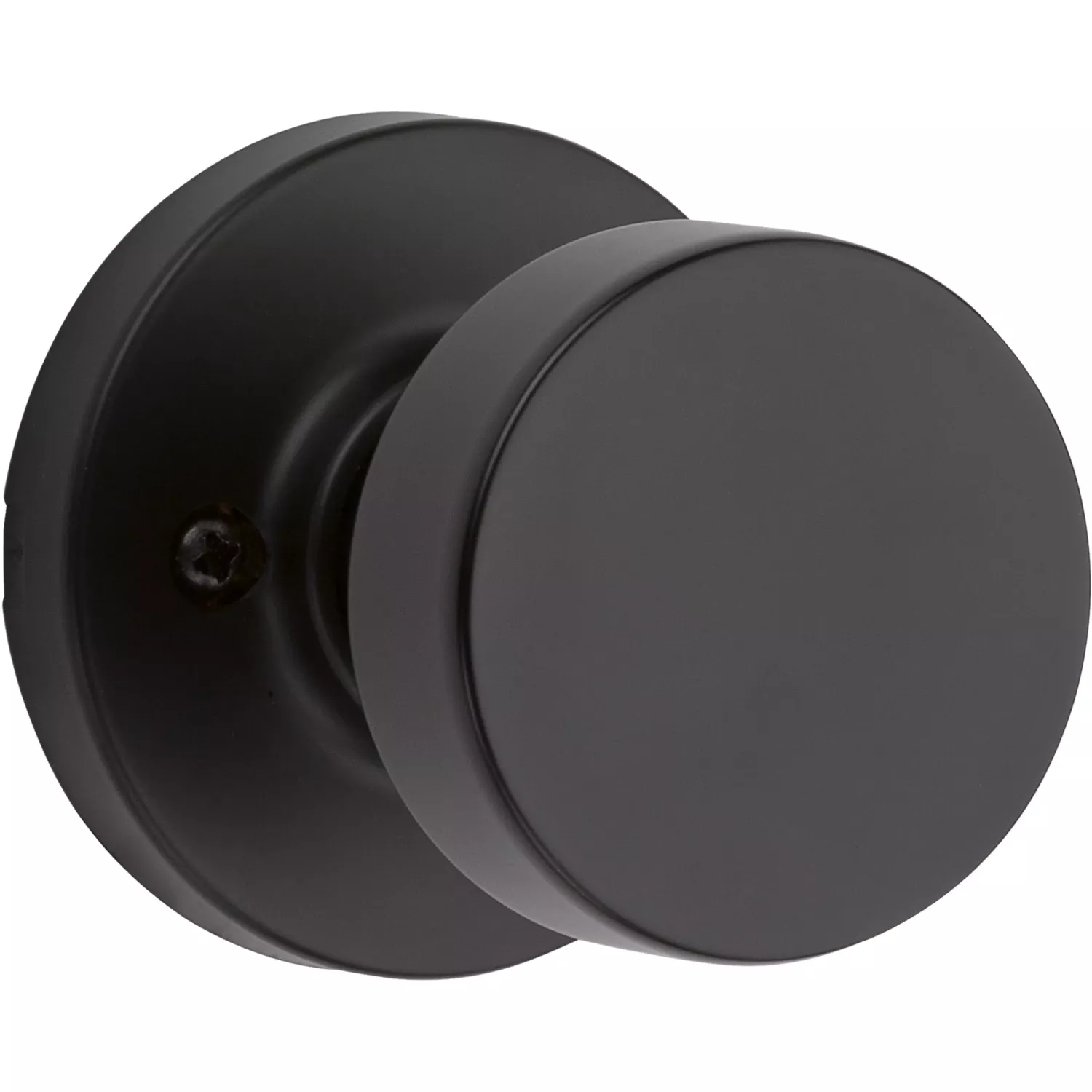 Signature Series Dummy Knob Lockset , Iron Black Finish