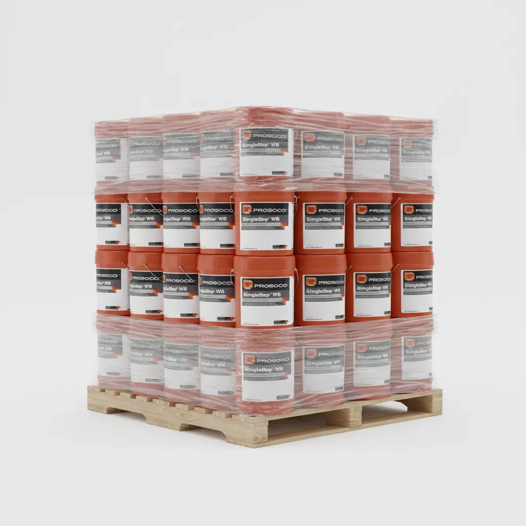 SingleStep WB Concrete Curing & Weatherproofing Blend – Pallet of 32 Units