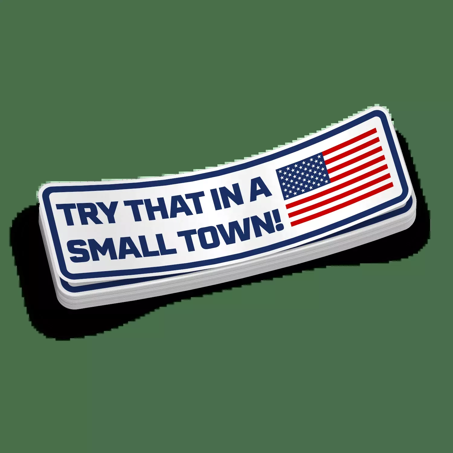 Small Town – Hard Hat Decal