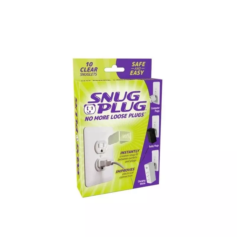 Snug Plug Non‑nema Plastic Portable Plug Cap – Pack Of 10