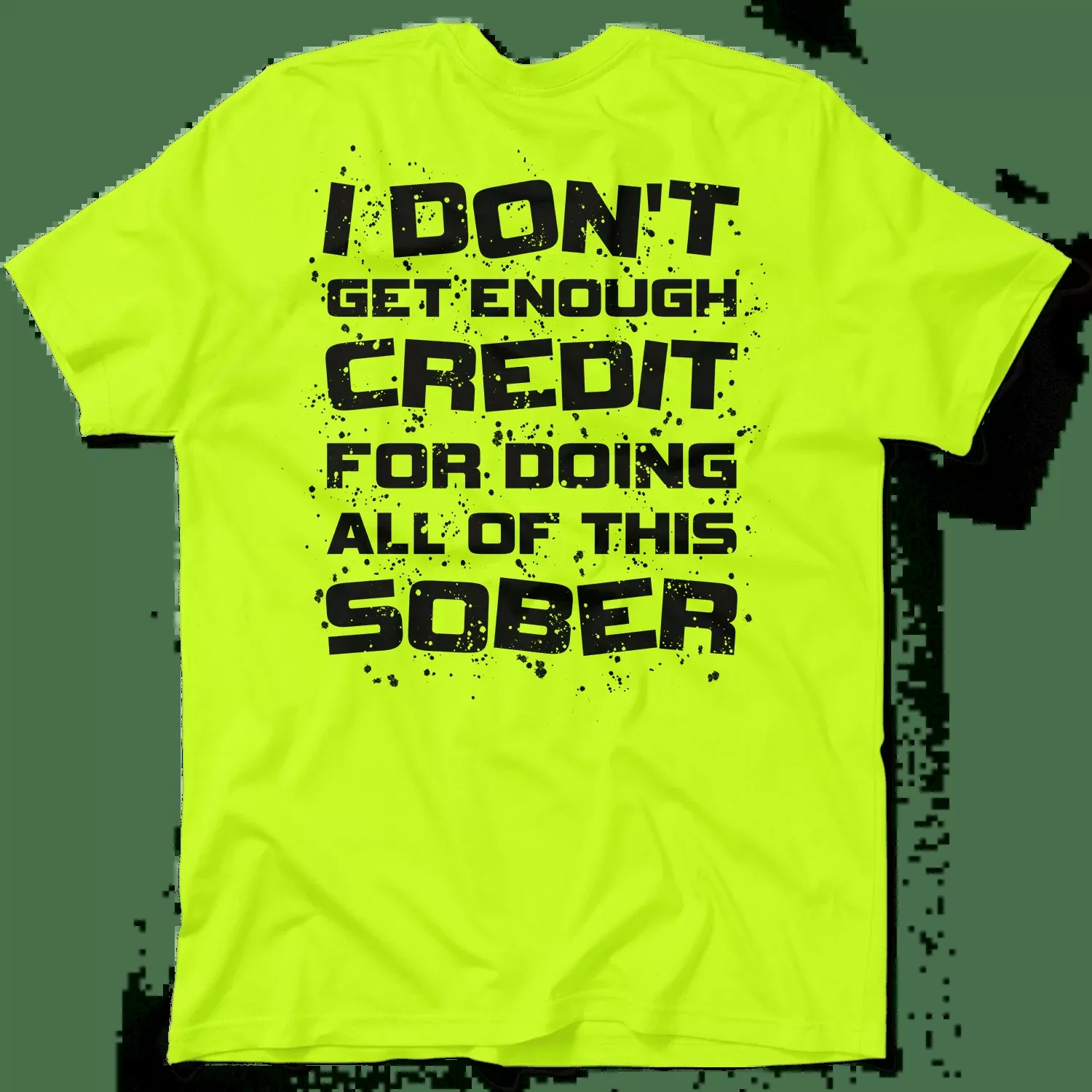 Sober – Safety Yellow T-Shirt