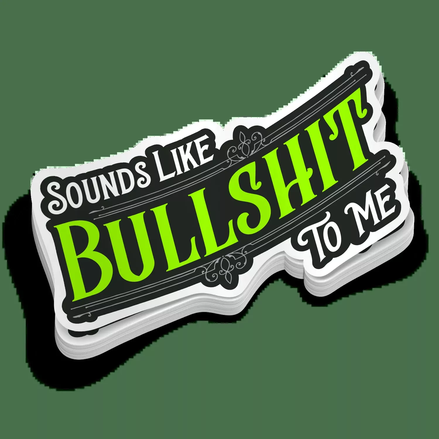 Sounds Like BS Hard Hat Decal