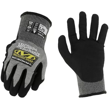 SpeedKnit(TM) S29EP58, Cut Level A9 ,Neoprene, Nitrile ,Sandy ,L ( 9 ) 1 PR