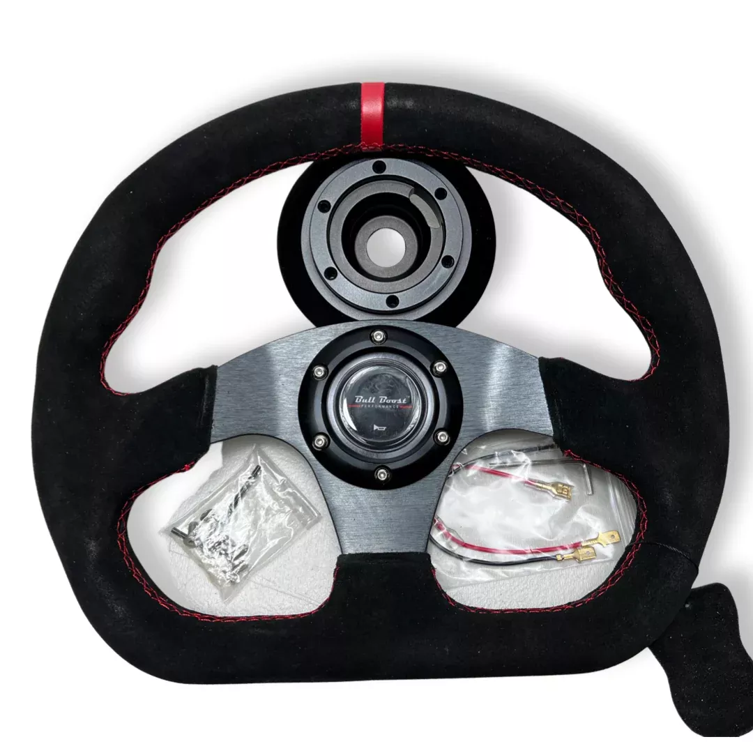 Steering Wheel + Short Hub Adapter Kit For Mustang Focus Fiesta Mazda