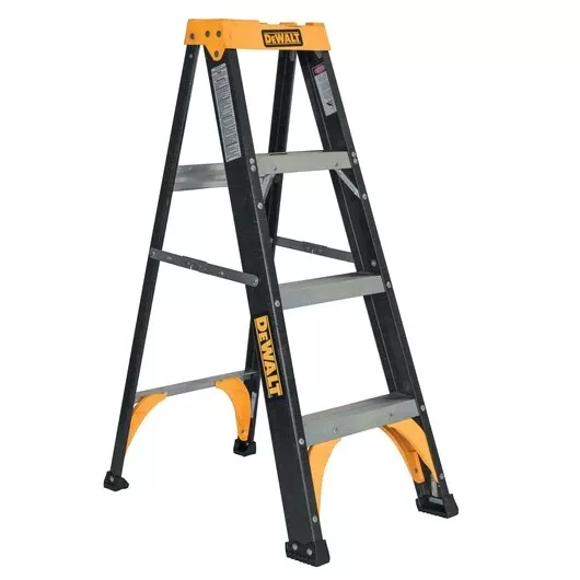 Step Ladder, Type Ii, Fiberglass, 4-ft.