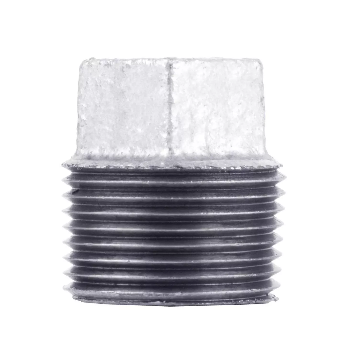 Stz Industries 4 Inch Mip Galvanized Malleable Iron Plug
