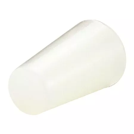 Tapered Plug, Clear, Silicone, 100 PK