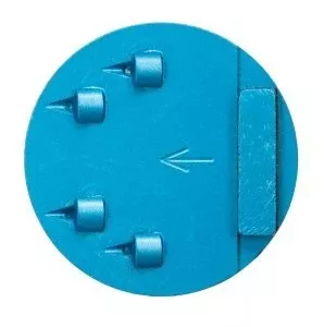 TC - 3” 4x 1/4 Round PCDs with Stabilizer Segment