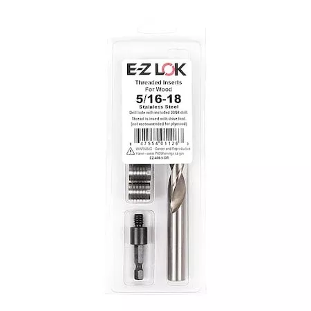 Thread Repair Kit, Knife Thread Inserts, Plain, 5 Inserts