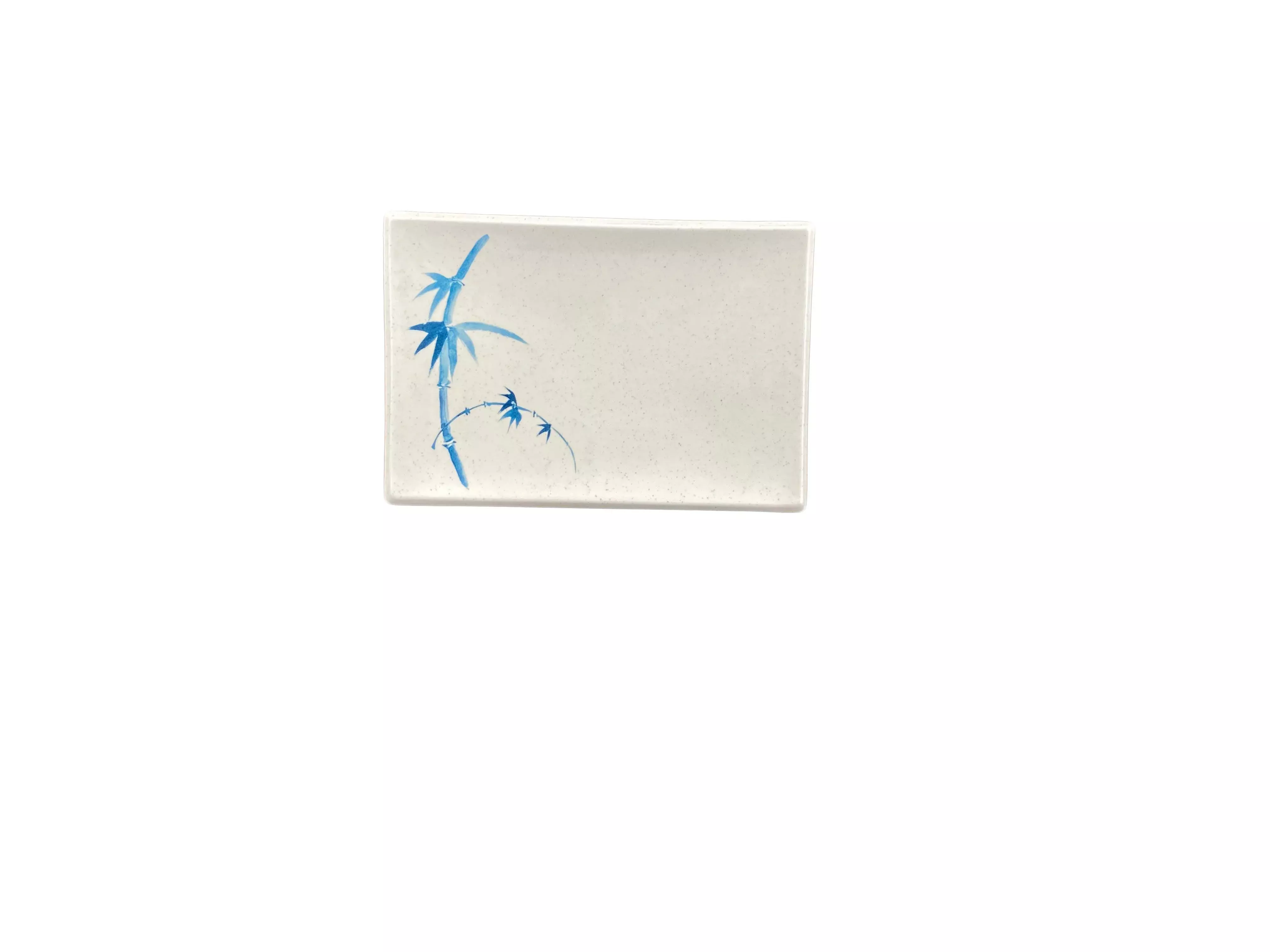 Thunder Group 1505BB 8-1/4 Inch Break-Resistant BBQ Plate Melamine Blue Bamboo