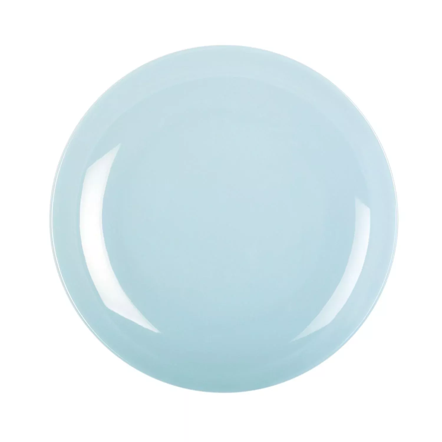 Thunder Group 1907 7-1/8 Inch Round Plate Break-resistant Melamine Blue Jade