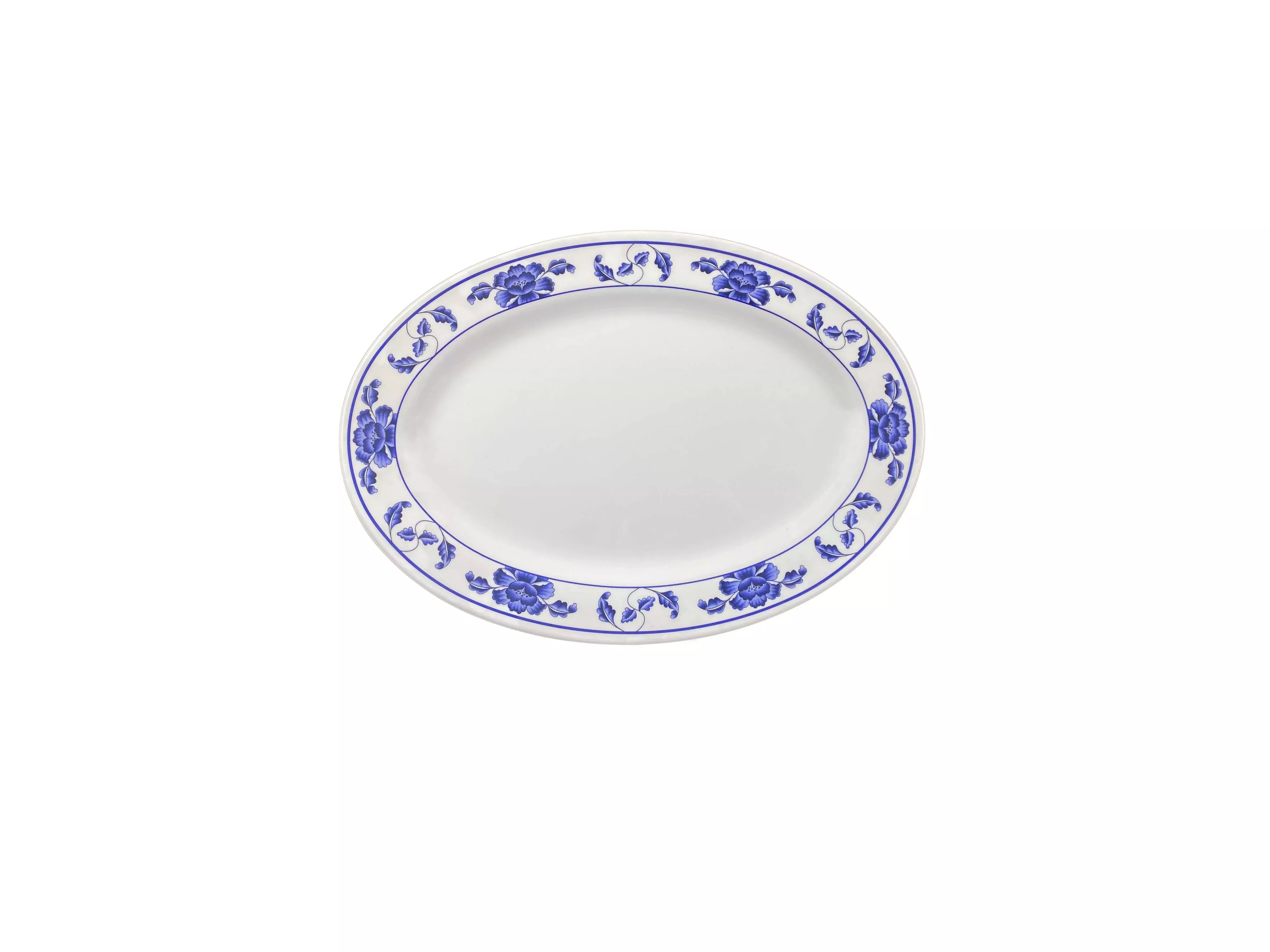 Thunder Group 2010TB 9-7/8 Inch Oval Break-Resistant Melamine Platter