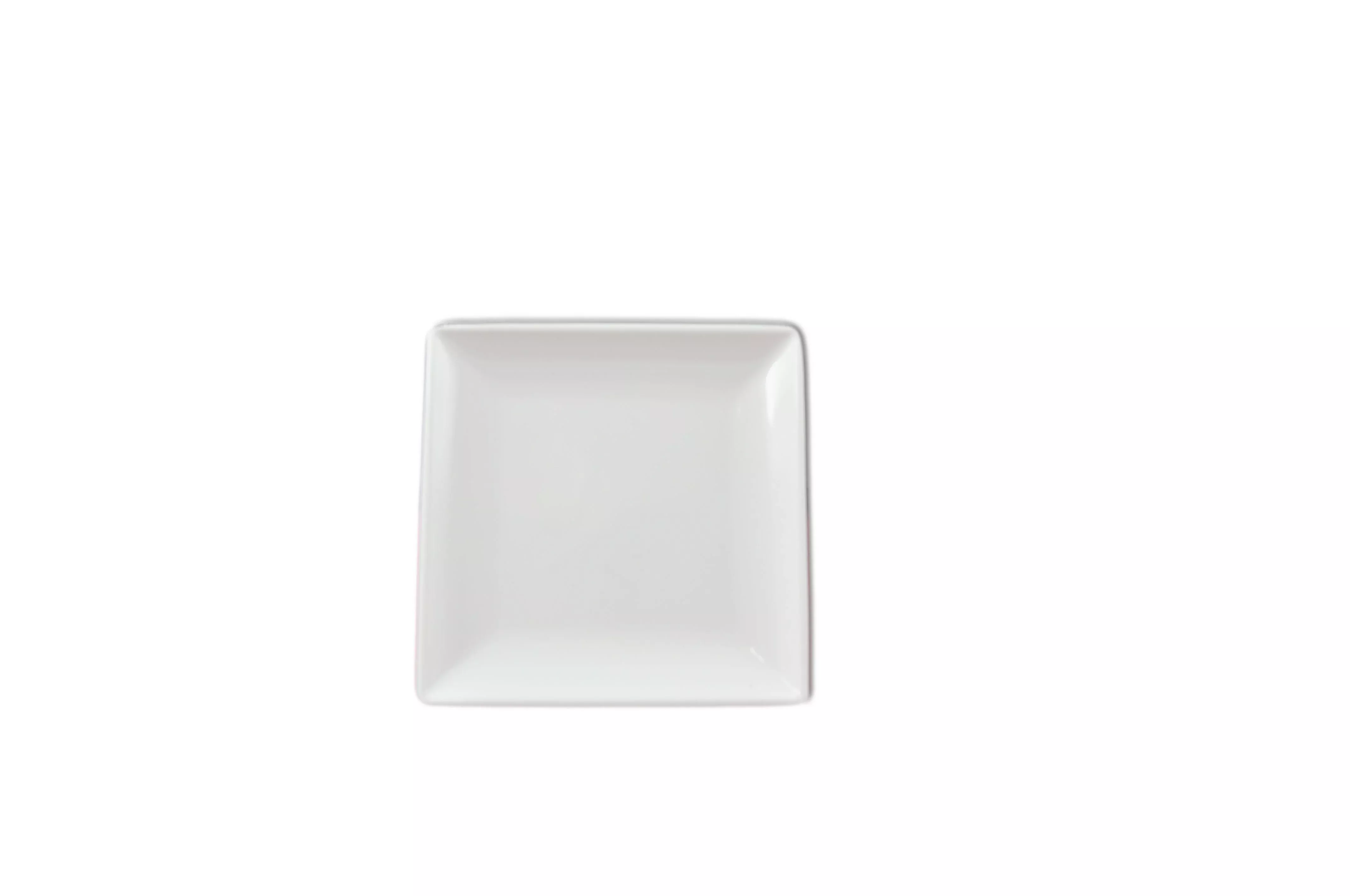 Thunder Group 29004WT 4-1/2 Inch Square Plate Break-Resistant Melamine White