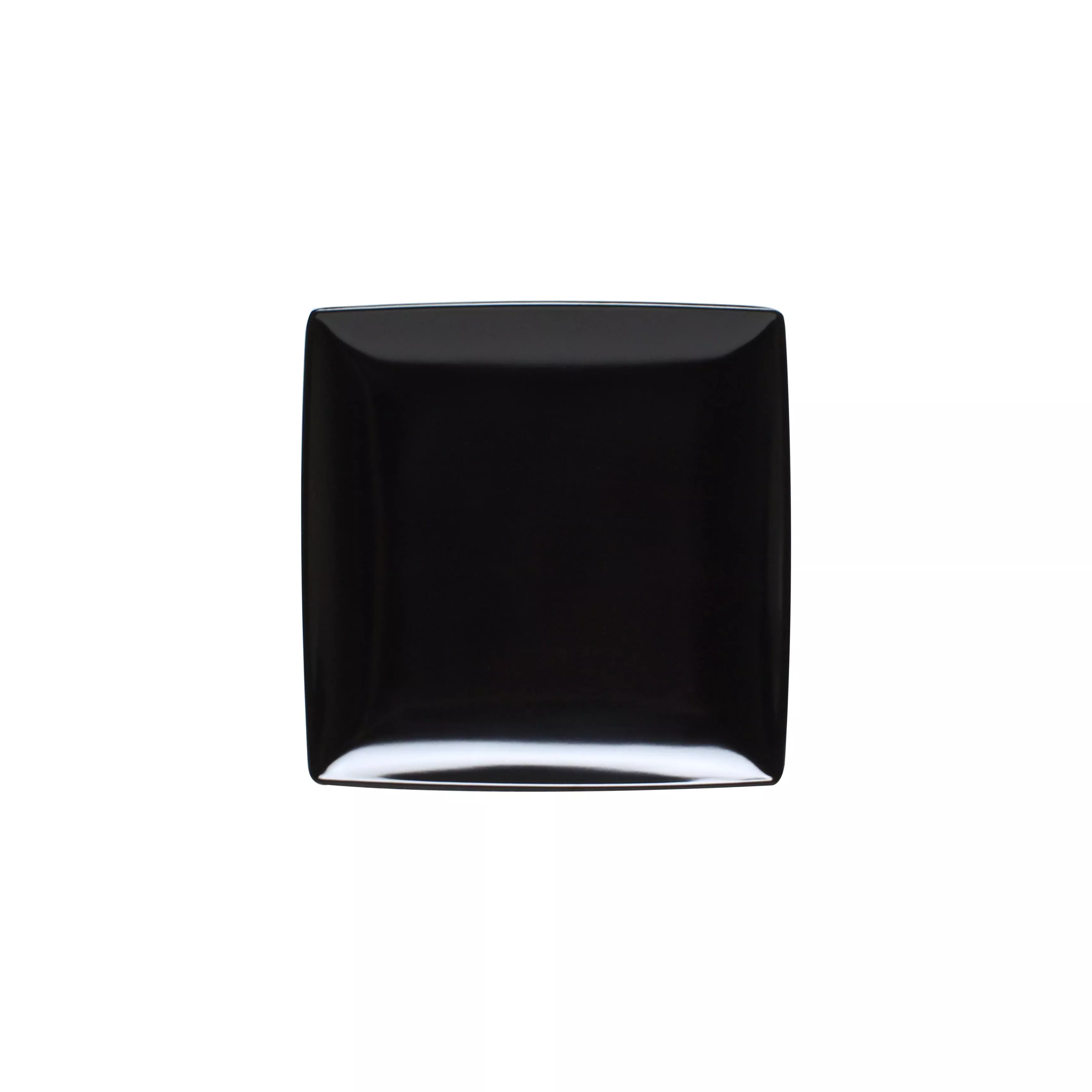 Thunder Group 29007BK 7-1/4 Inch Square Plate Break-resistant Black Melamine