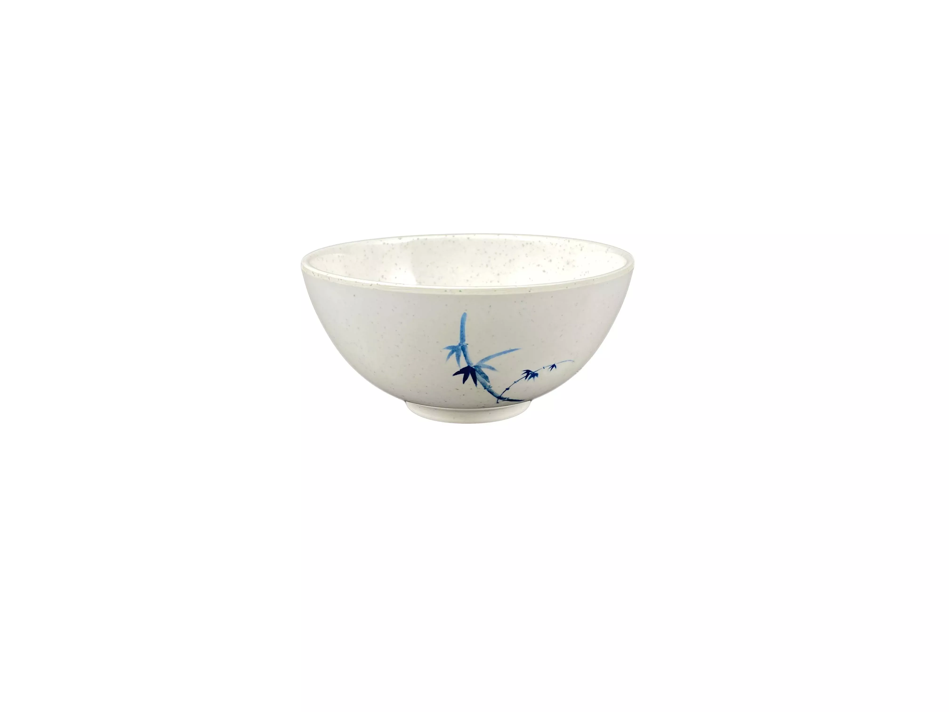 Thunder Group 3006BB 9 Oz Rice Bowl Round Melamine Blue Bamboo Dishwasher Safe