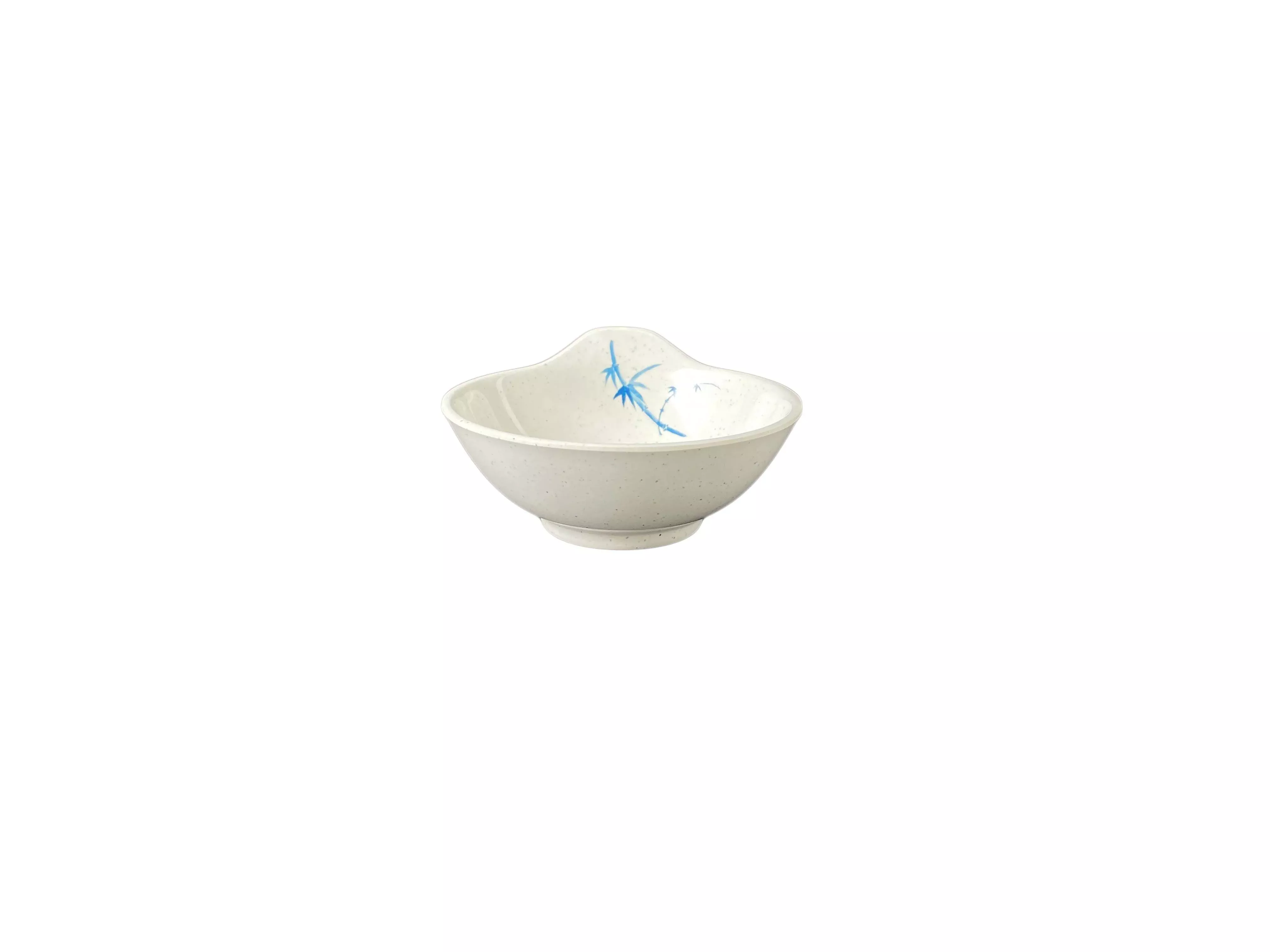 Thunder Group 3501BB 7 Oz Sauce Bowl Break-resistant Dishwasher Safe Melamine Blue Bamboo