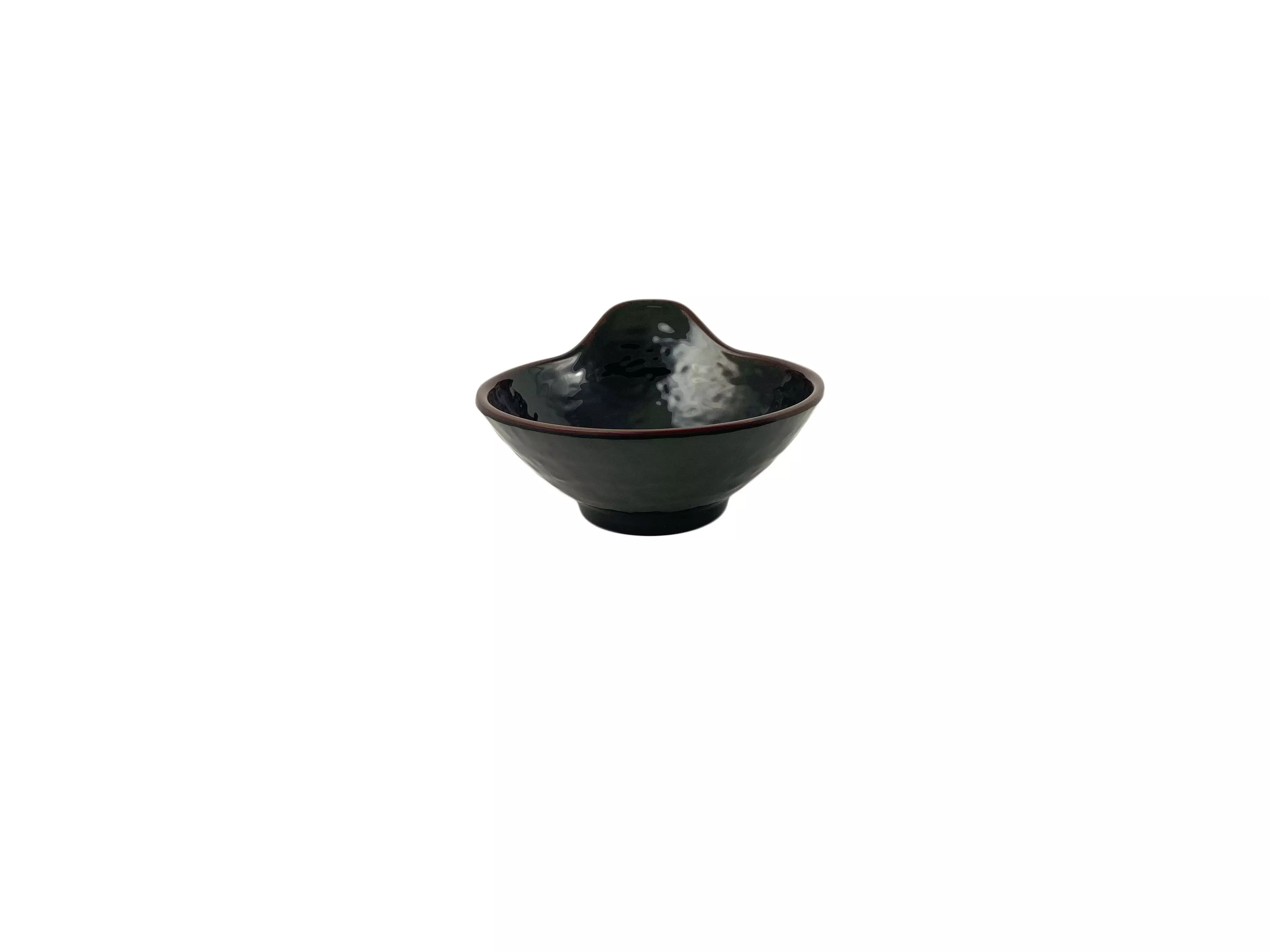 Thunder Group 3601TM 5 Oz Dip Bowl Break-Resistant Tenmoku Melamine