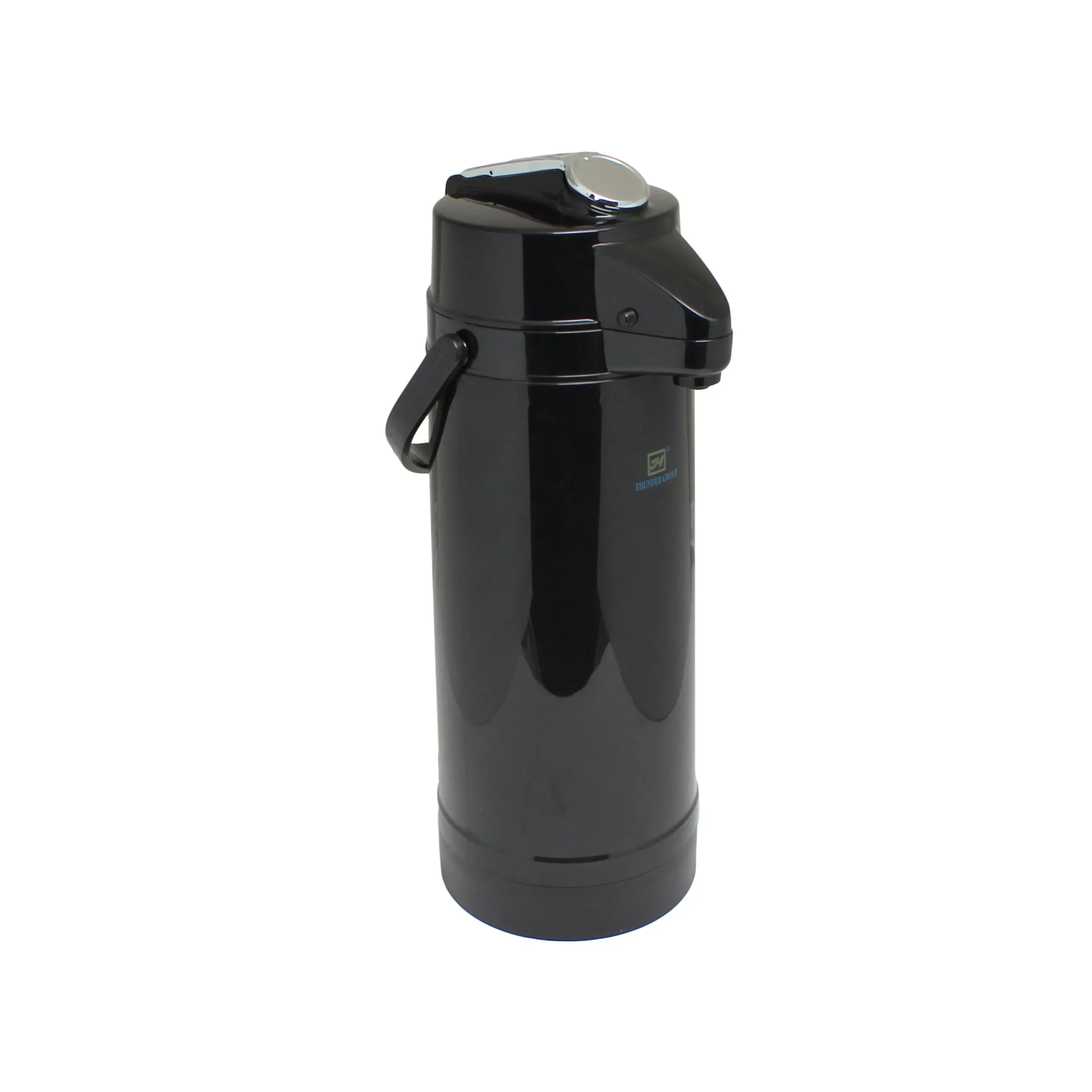 Thunder Group APLG025 84 Oz Airpot 2.5 Liter Glass Lined Plastic Black Lever