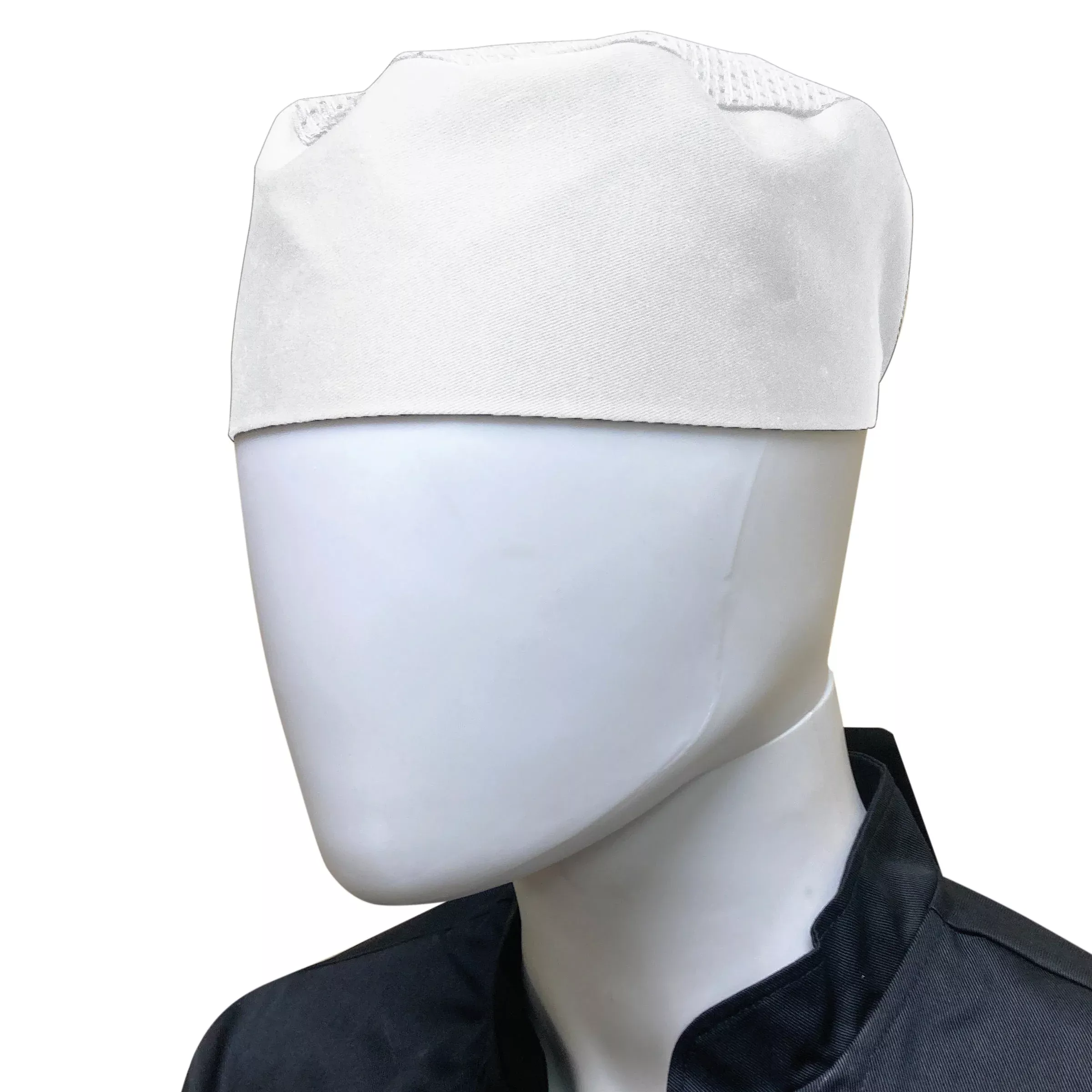 Thunder Group CH003WHXL Chef's Hat X-Large White Poly/Cotton Ventilated
