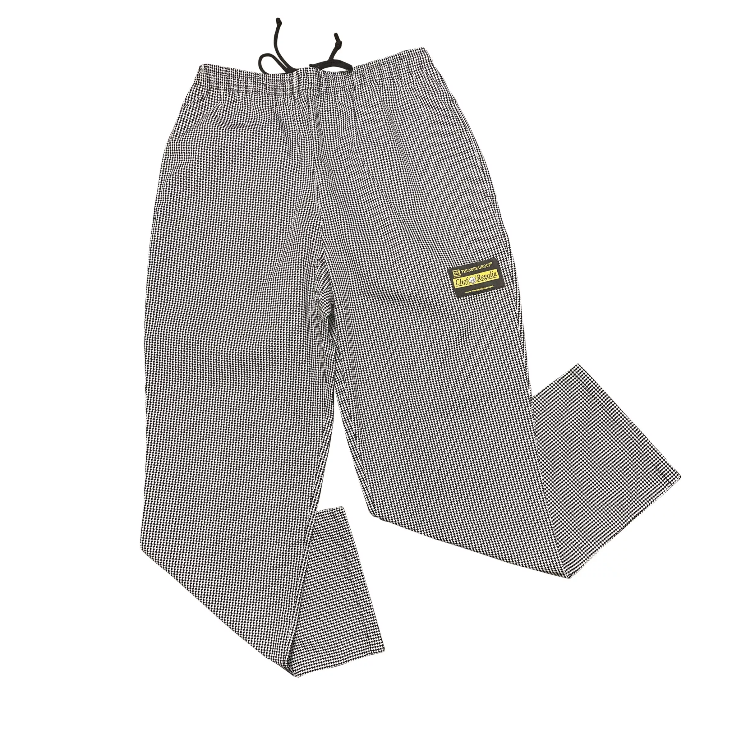 Thunder Group CP203HD2XL 2XL Chef’s Pants Houndstooth Polycotton