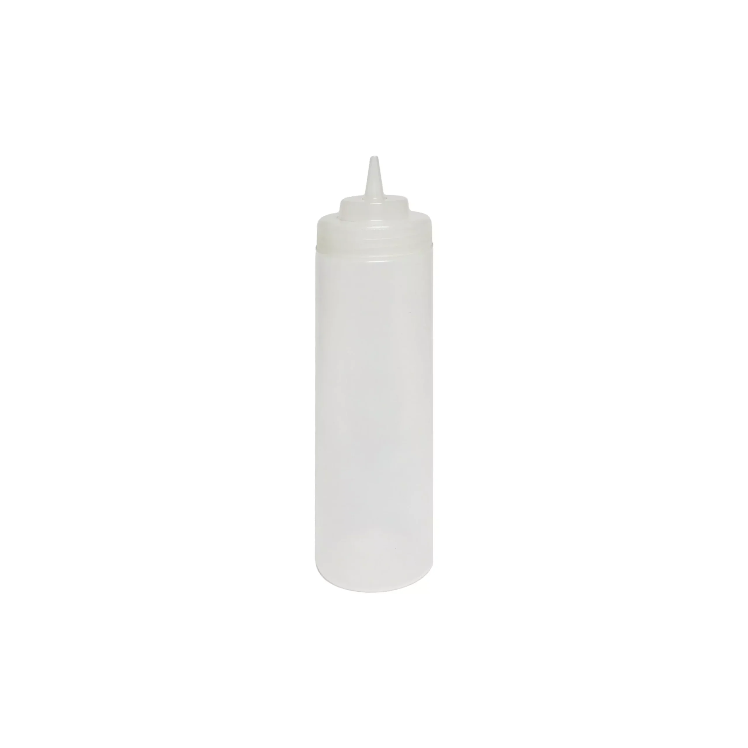 Thunder Group PLTHSB024CW 24 Oz Clear Plastic Squeeze Bottle with Wide Mouth