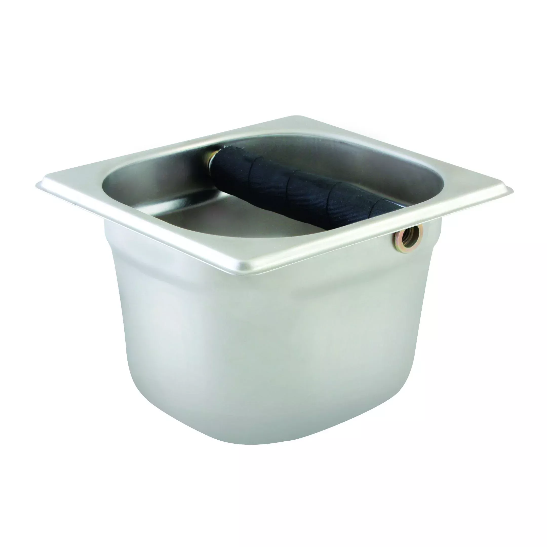 Thunder Group SLKB164 4 Inch Deep Knock Box Stainless Steel with Flared Edges