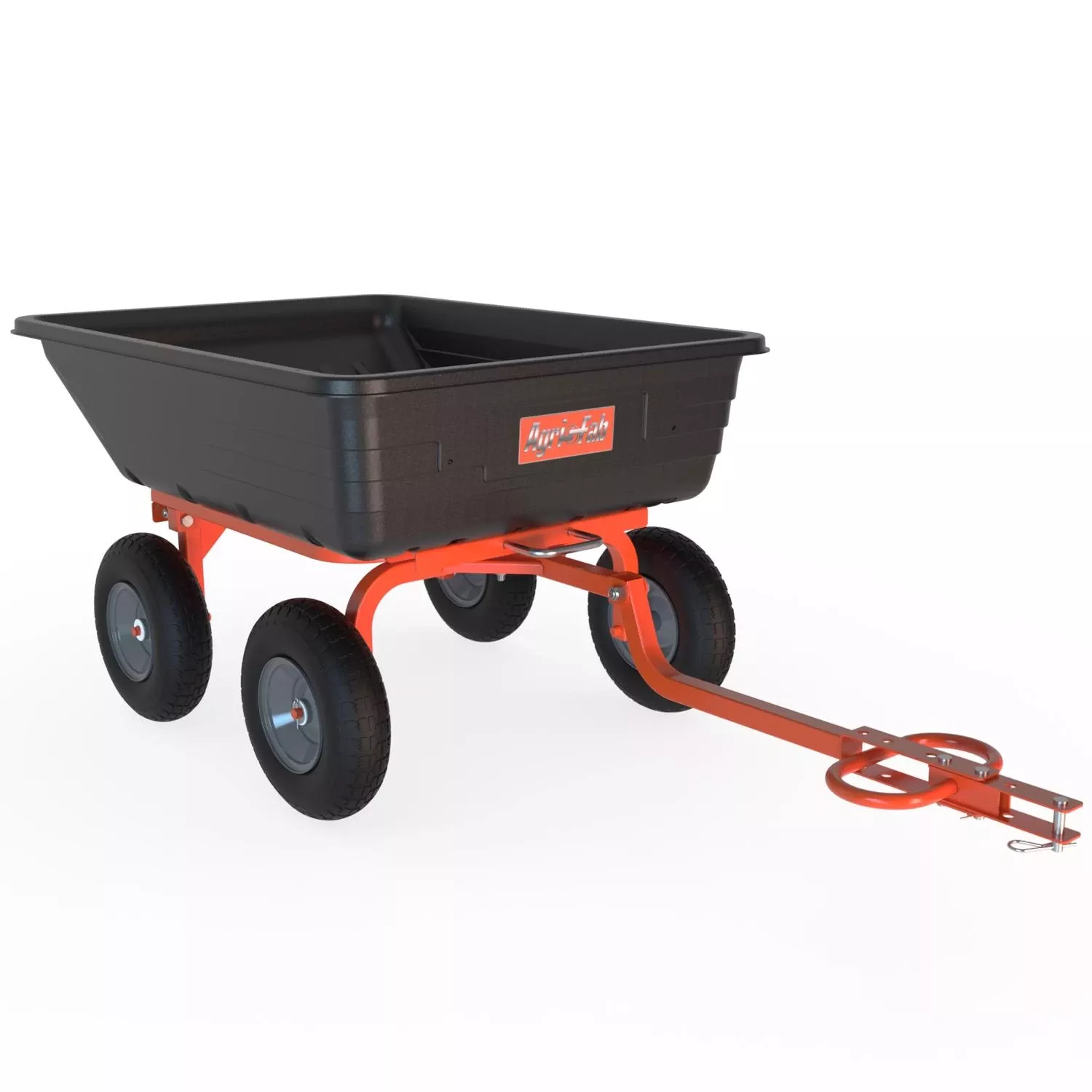 Tow Behind 4-wheel Garden Cart, Poly Bed