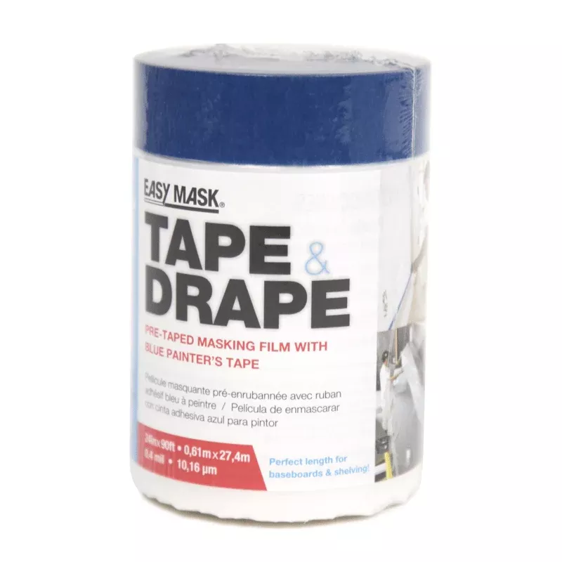 Trimaco, Easy Mask Tape And Drape Roll With -2' X 90'