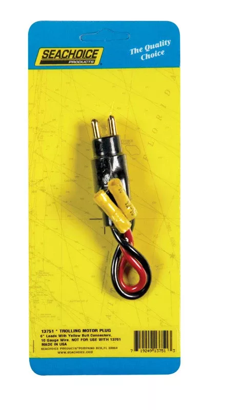 Trolling Motor Plug 12v With 6 Inch Leads And Connectors