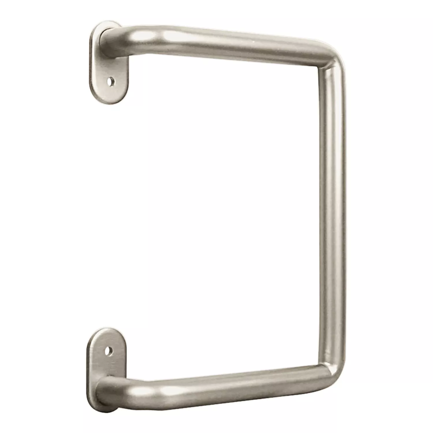 Troy Sliding Barn Door Handle, Satin Nickel Modern Pull, 8 In.