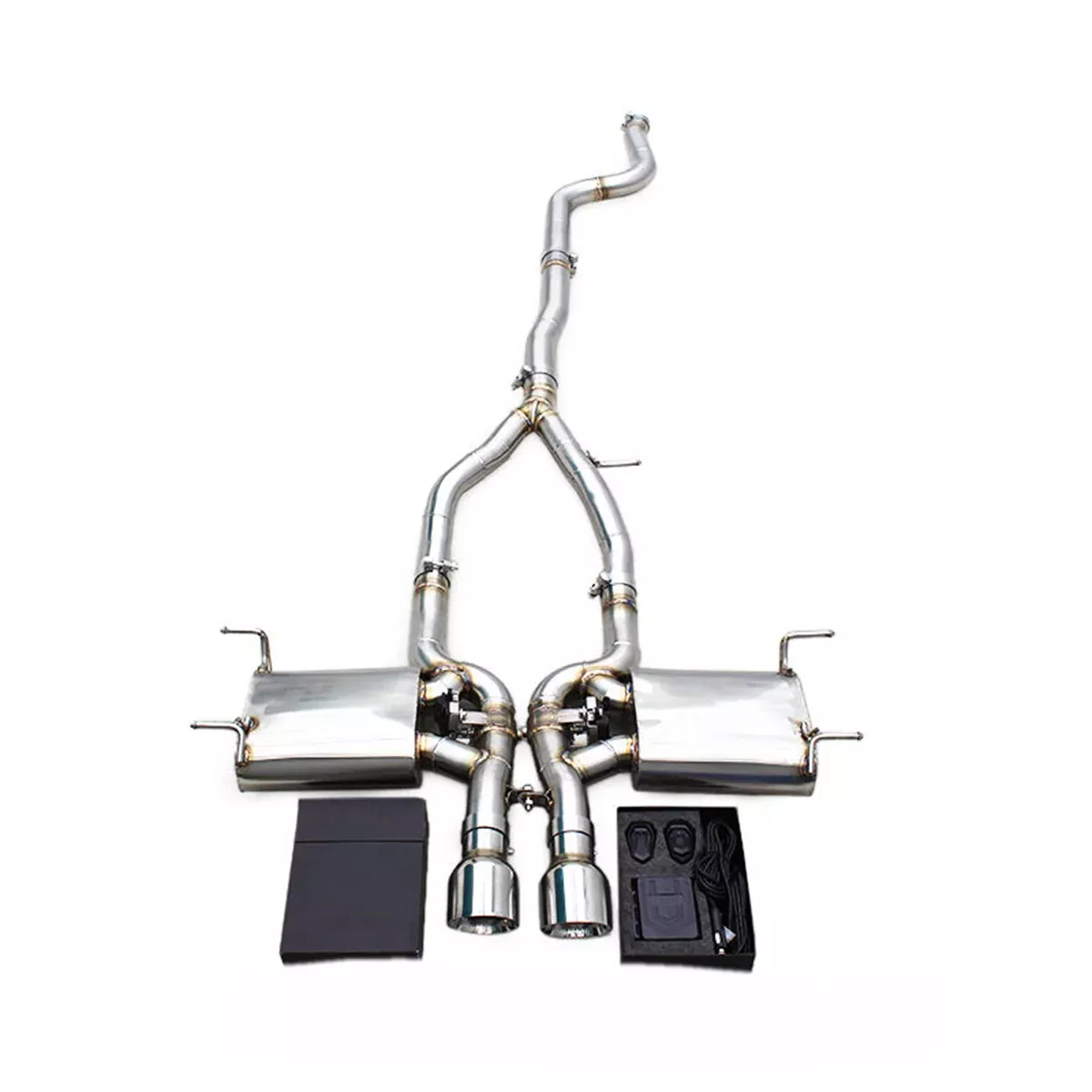 Valved Stainless Steel Performance Exhaust System for Jaguar F‑TYPE 3.0T