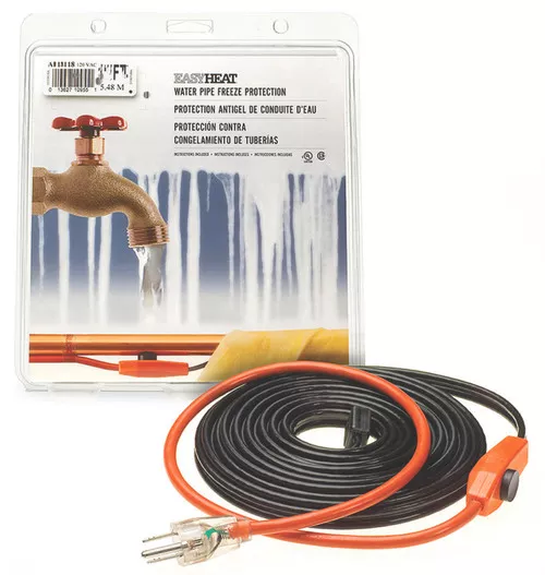 Water Pipe Electric Freeze Protection Cable- 15'