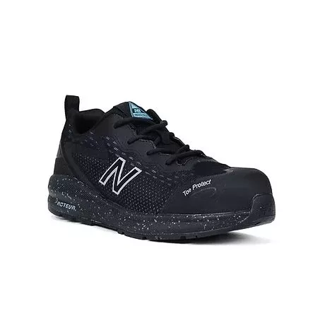 Women’s Composite Toe Athletic Shoe, Black/Aqua, 6 1/2, B, WIDLOGIBL