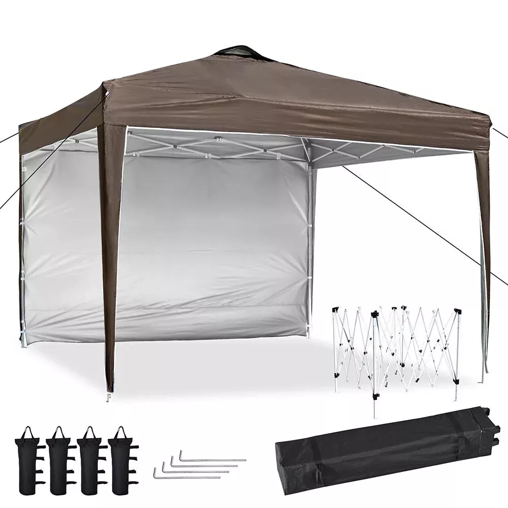 Yescom 10×10 Pop Up Canopy Tent with Weight Bags Air Vent