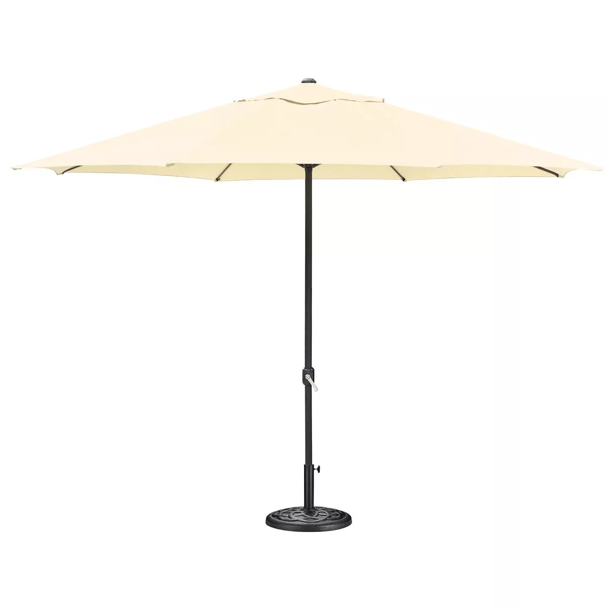 Yescom 13ft 8-Rib Outdoor Patio Umbrella with Base