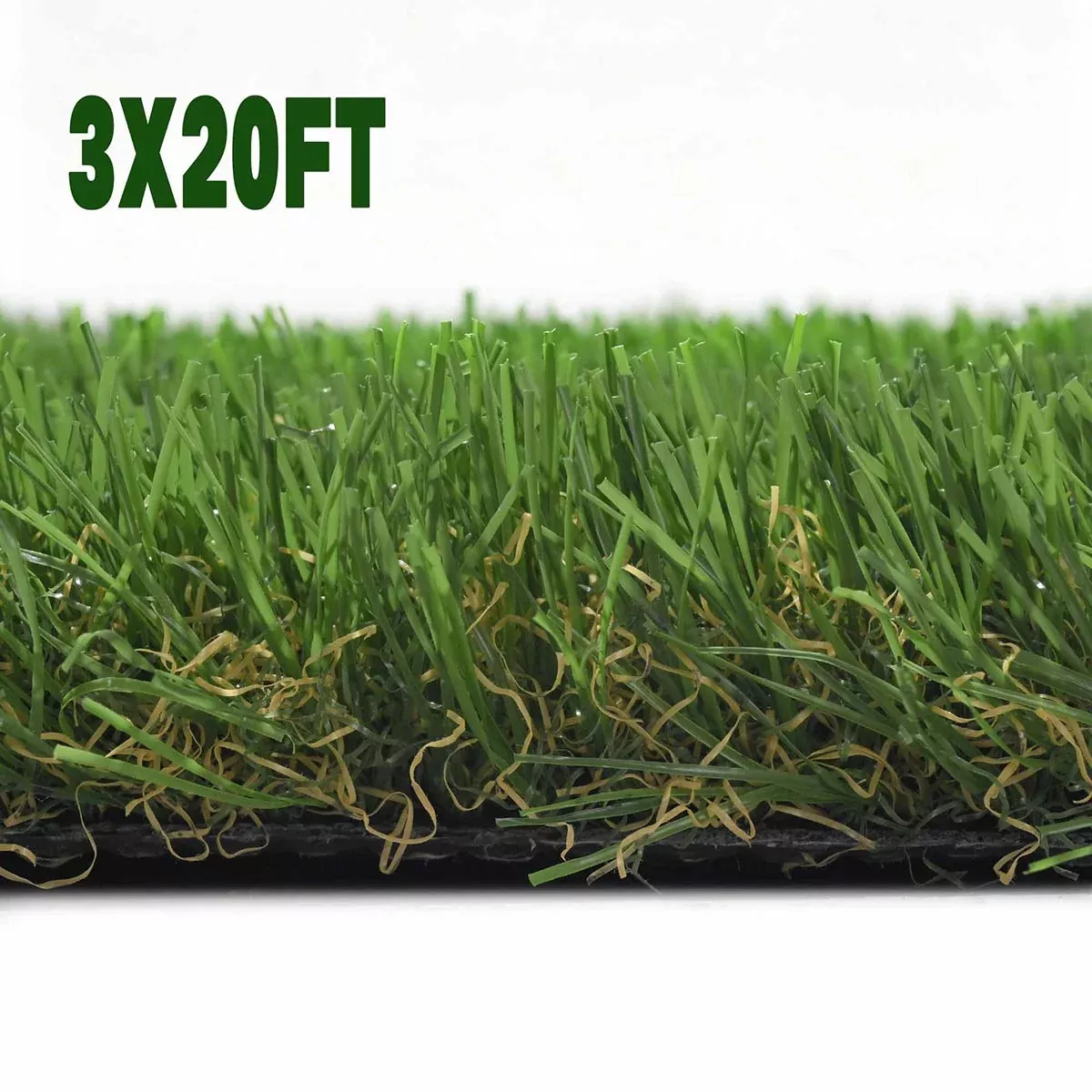 Yescom 4-Tone Autumn Blend Commercial Artificial Turf, 1 3/8″H