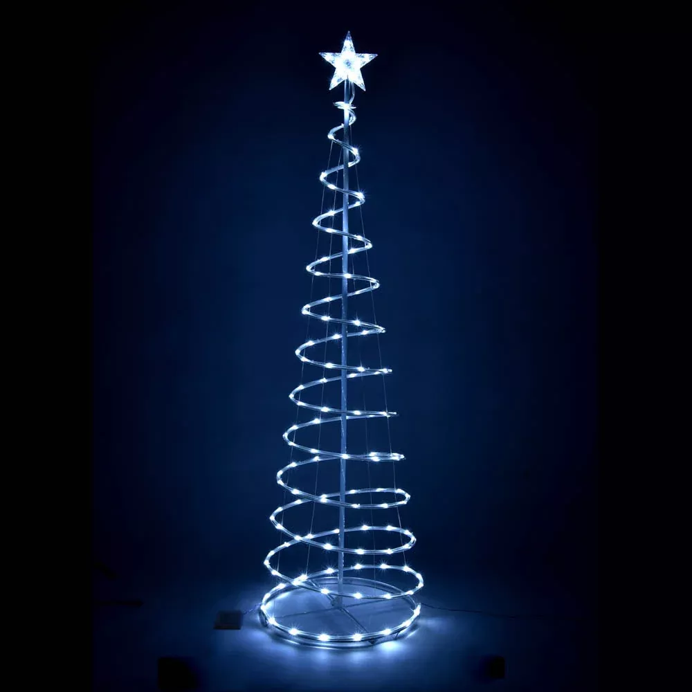 Yescom 6′ Lighted Spiral Christmas Tree Xmas Decor Battery Operated