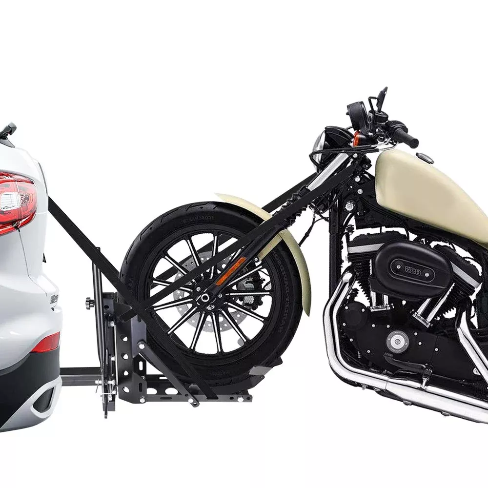 Yescom 800lbs Motorcycle Trailer Hitch Carrier & 2″ Tow Receiver