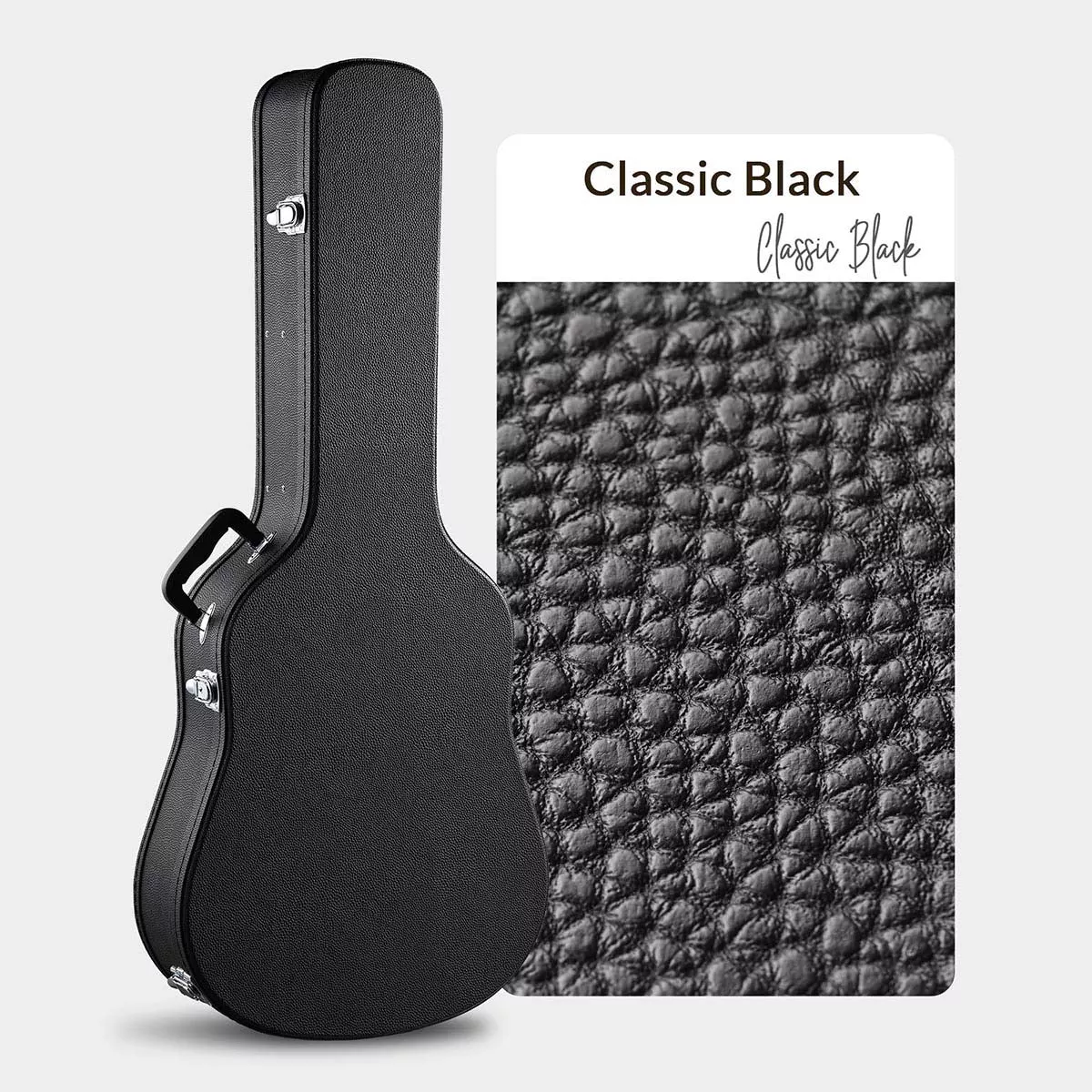 Yescom Acoustic Guitar Case (Stand & Straps Optional Add-on)