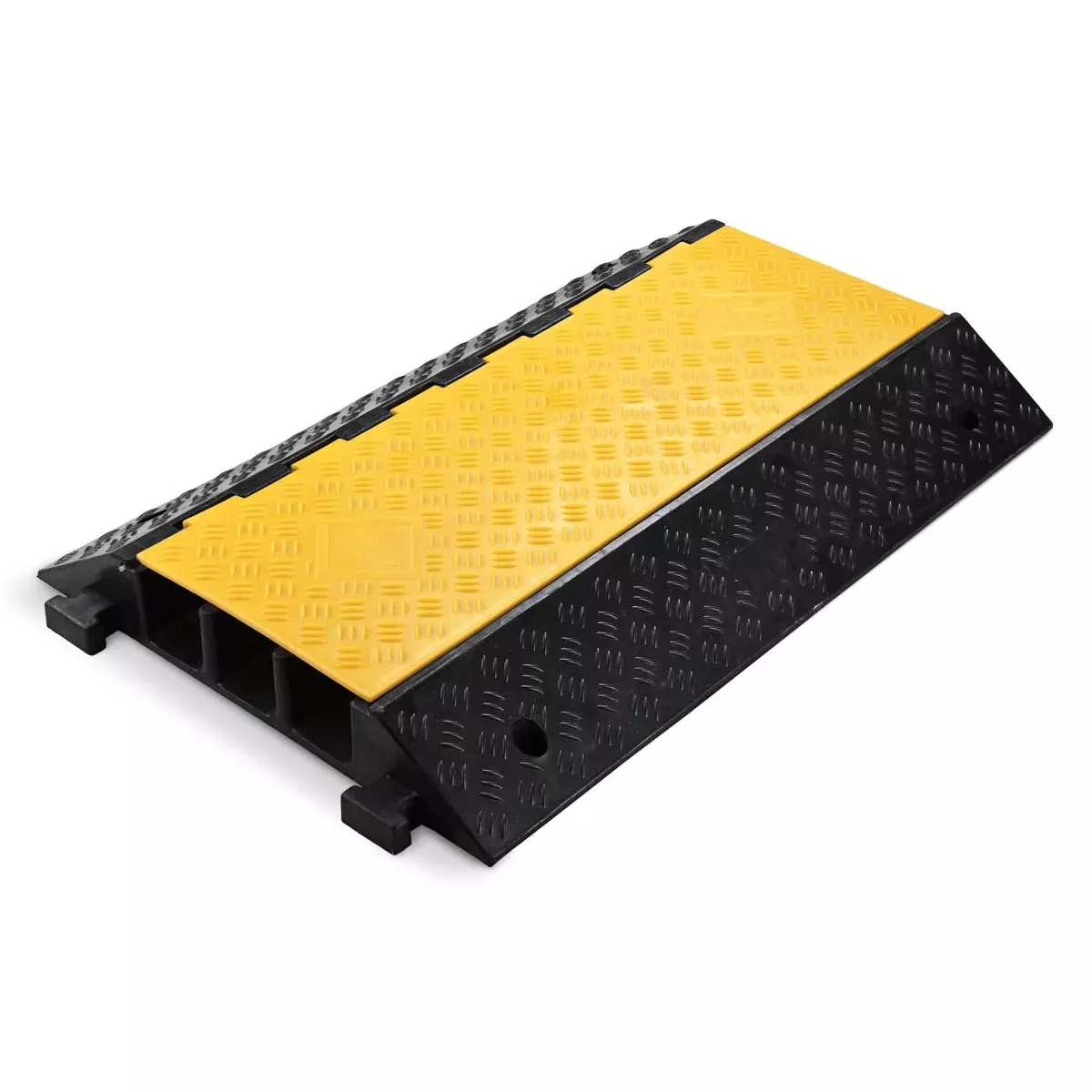 Yescom Cable Ramp Rubber Hose Protector 3 Channel for 3″ Cables