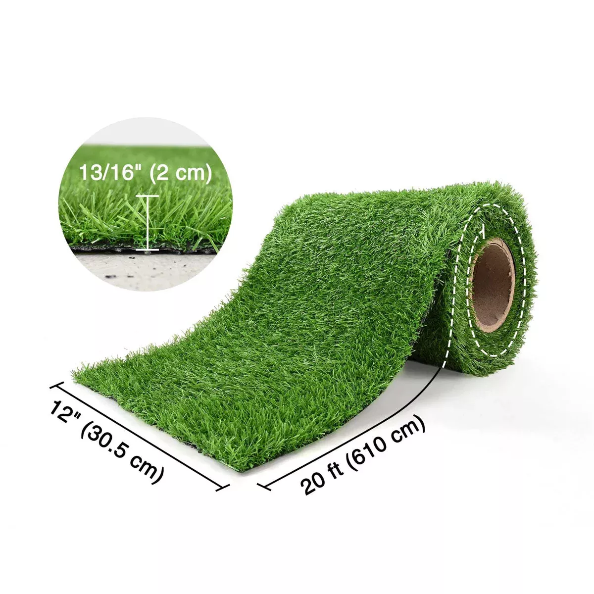 Yescom Indoor Pet Turf Rolls for Dog Daycare Facility 13/16″H