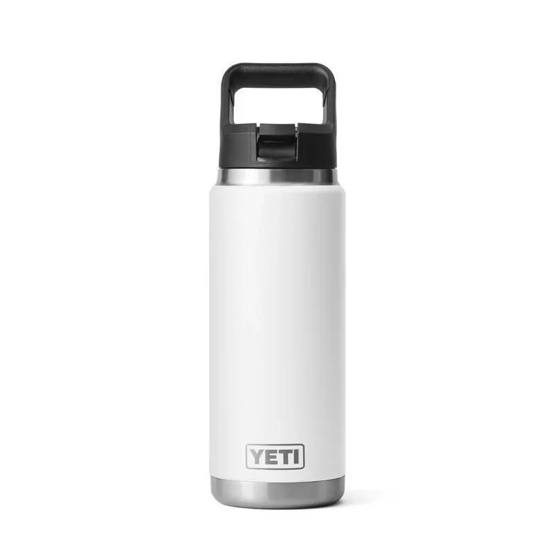 Yeti Rambler 26 Oz White Bpa Free Bottle With Straw Cap