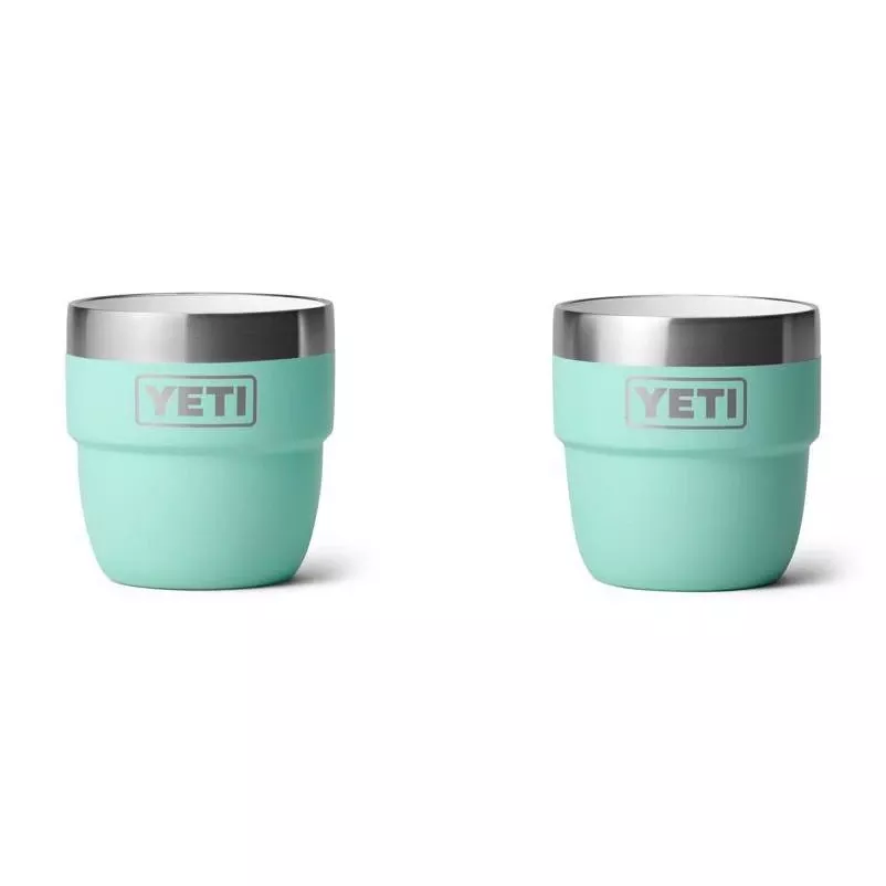 Yeti Rambler 4‑oz Seafoam Insulated Stainless‑steel Cup – Bpa‑free, Stackable