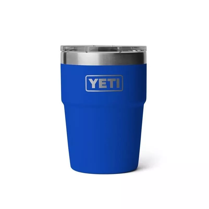 Yeti Rambram 16‑oz Royal Blue Stainless Steel Tumbler With Magnetic Slider Lid – Bpa‑free & Stackable