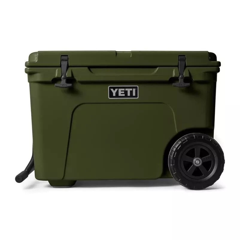 Yeti Tundra Haul Olive 50 Qt Roller Cooler