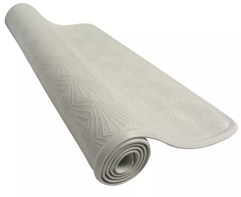 Zenith 27-1/2 In. L X 15-3/4 In. W White Rubber Bath Mat